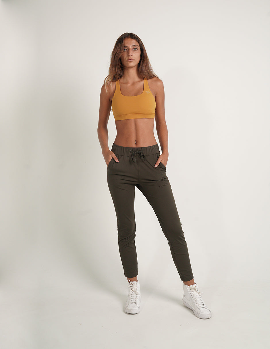 JOGGER CAPRI OLIVE