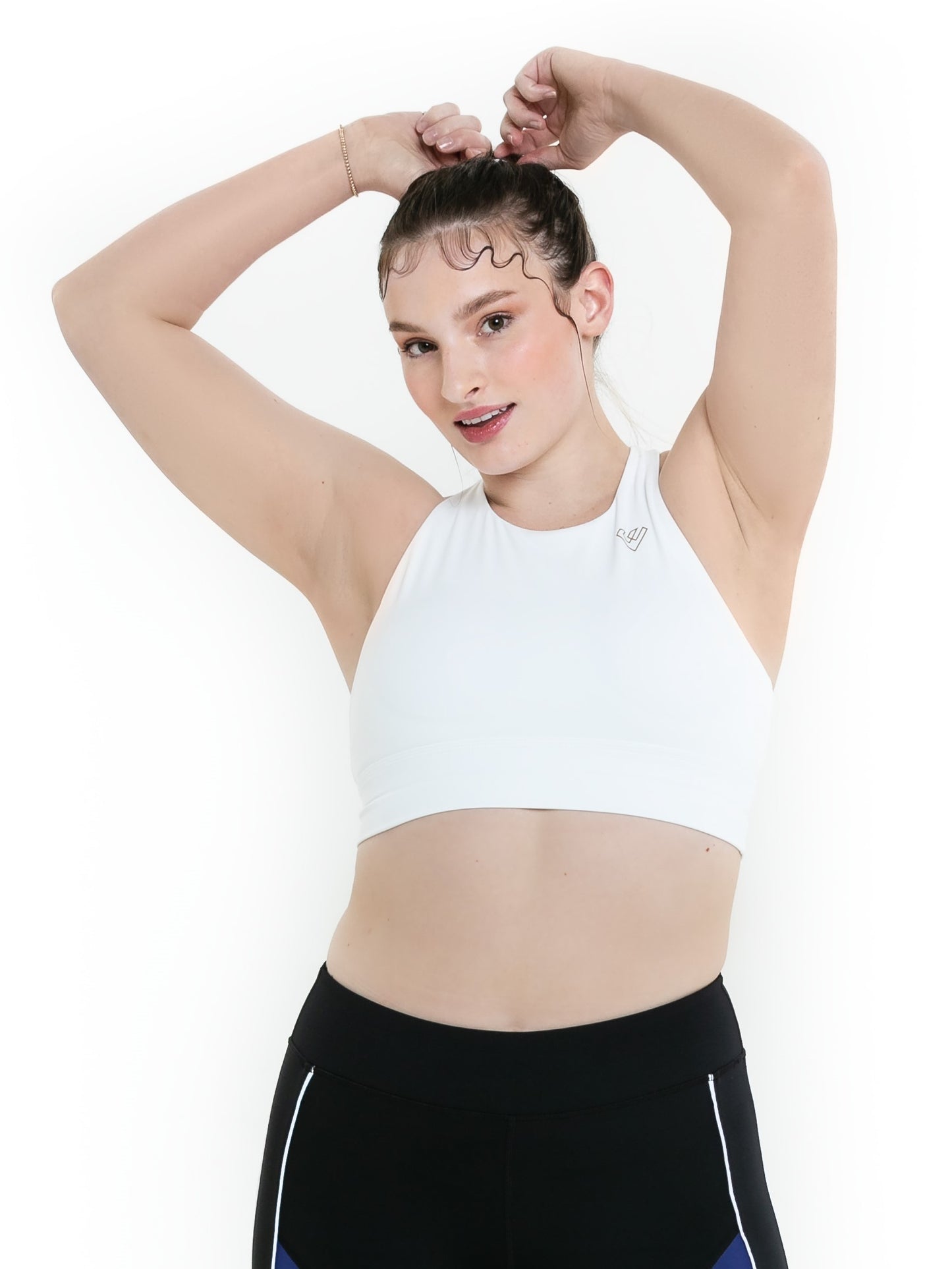 Trendy Crop Top Bra White